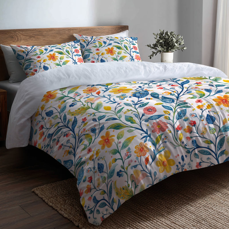 Ensemble de housse de couette et de coussins Boho Bedding, Housse de couette très grand et 2 très grandes t