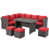 Brown Frame/Red Cushion is out of stock