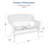 Karan 52'' Wide Metal Loveseat-1472335106