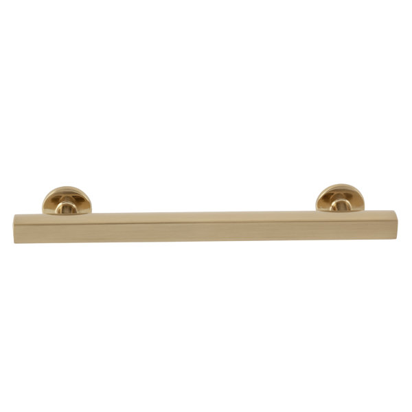 Rosedale Knurled Door Lever Satin Brass - This Old House
