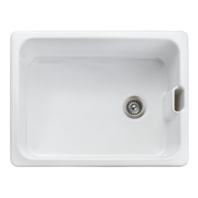 Farmhouse Belfast 59.5cm x 45.5cm Ceramic Kitchen Sink