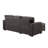 TERRITORY DARK GREY PULL OUT SOFA BED