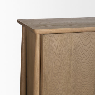 Oak Curio Cabinet