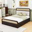 Grand lit plateforme en bois 2 tiroirs avec lit gigogne simple TG-324888376