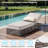 Pecofarm 6-Piece All-Weather Outdoor Conversation Set With 5" Thick Cushions, 5-Position Adjustable Patio Recliner And Side Table-124199638