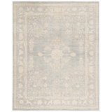 Sultanabad Hand-Knotted High-Quality Light Blue Area Rug