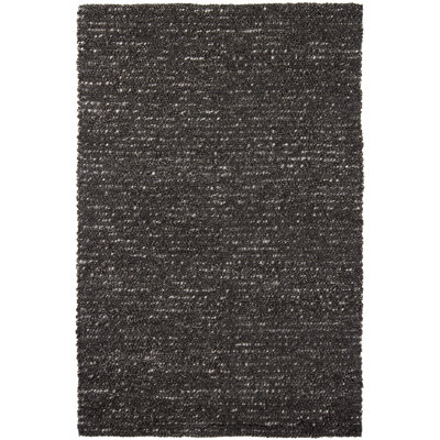 Tapis gris anthracite / ivoire Anni