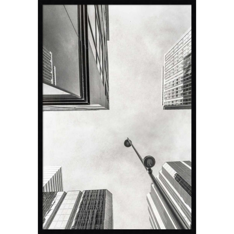 Modern Architecture by Rick Cotter, 41" H x 28" W, Black Framed