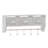 Thalha Wall Mounted Storage Rack with Upper Shelf, Wire Baskets, and Hooks-1903162314