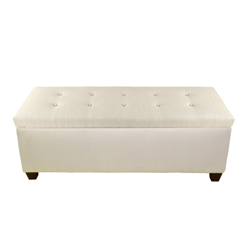 Banc de rangement pour chaussures Averi, Beige, Grand