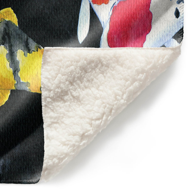  Couverture Koi 3, 68 po x 80 po