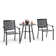 Alyah 2 - Person Metal Patio Dining Set with Round Table