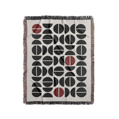 Barro Abstract Cotton Blend Blanket Throw