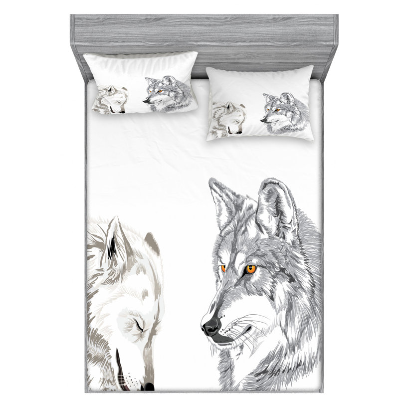 Microfiber Sheet Set, Full Sheet Set with Fitted Sheet