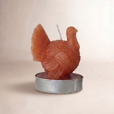 Harvest Orange Paraffin Turkey Tealights