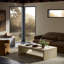 Brad Coffee Table-Faux Travertine