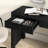 Palmera 47.5" Wide Rectangular Fluted Desk in Black Grain-914102418