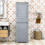 Armoire de rangement luxueuse en bois avec tablettes réglables-2080848714-2109175860