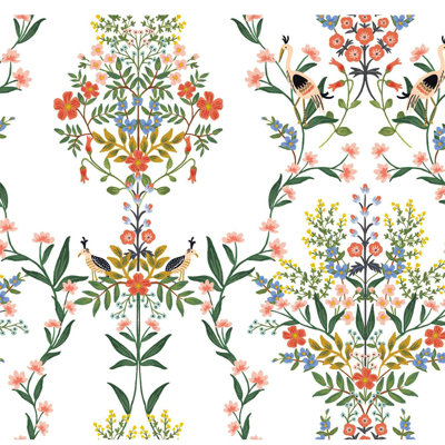 Luxembourg 20' L x 27" W Peel and Stick Wallpaper Roll