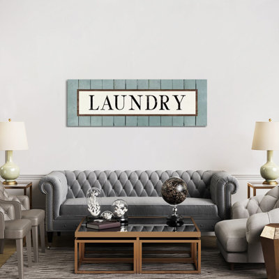 Laundry 1 Piece Wrapped Canvas Panoramic Wall Art