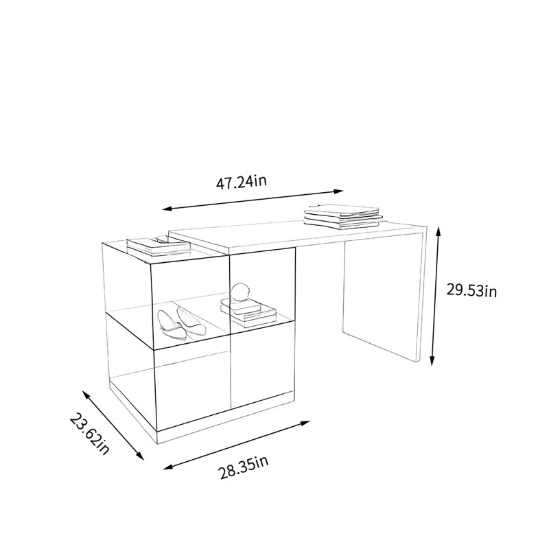 Table de présentation simple pour vêtements
