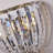 Fontana 3 LT Chrome/Clear Wall Sconce Allegri