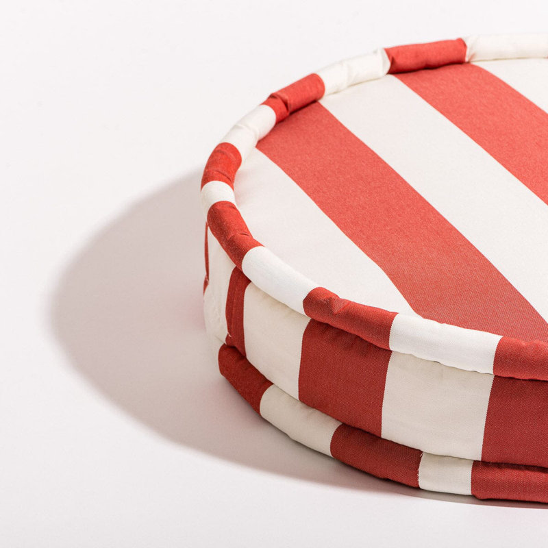 Circular Pillow, Red