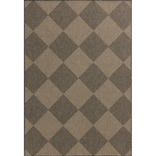 loloi chris loves julia providence collection prc-04 graphite/sand 5' x 7'-7", .12" pile height, indoor/outdoor area rug