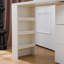 Six tiroirs, bureau amovible, trois compartiments de rangement, table multifonctionnelle blanche à six pompes