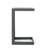 CAPE CORAL ALU C-SHAPED TABLE-596042577