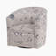 Chaise d'appoint en polyester gris