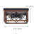 Joyce 4 - Light Bulbs 12.6'' Metal Wood Frame Caged Unique Flush Mount Ceiling Light Fixture