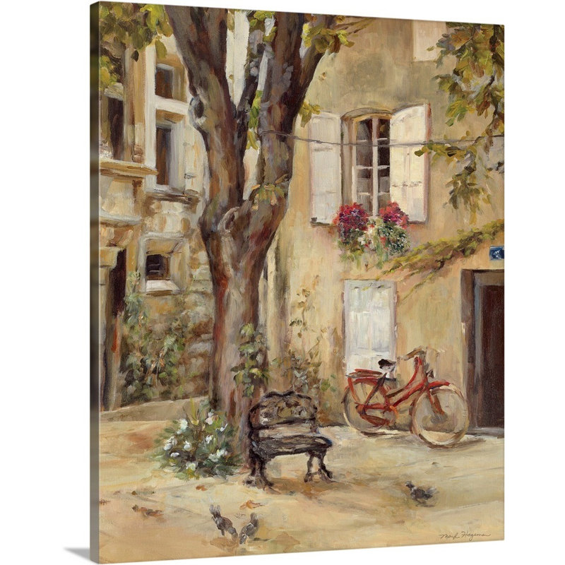 Provence Village I, reproduction d'art, H 20 po x l 16 po x p 1,5 po, Toile