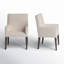 Chaise avec accoudoirs rembourrée Meria
