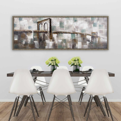 Peinture abstraite pont tacheté | Art industriel sur toile