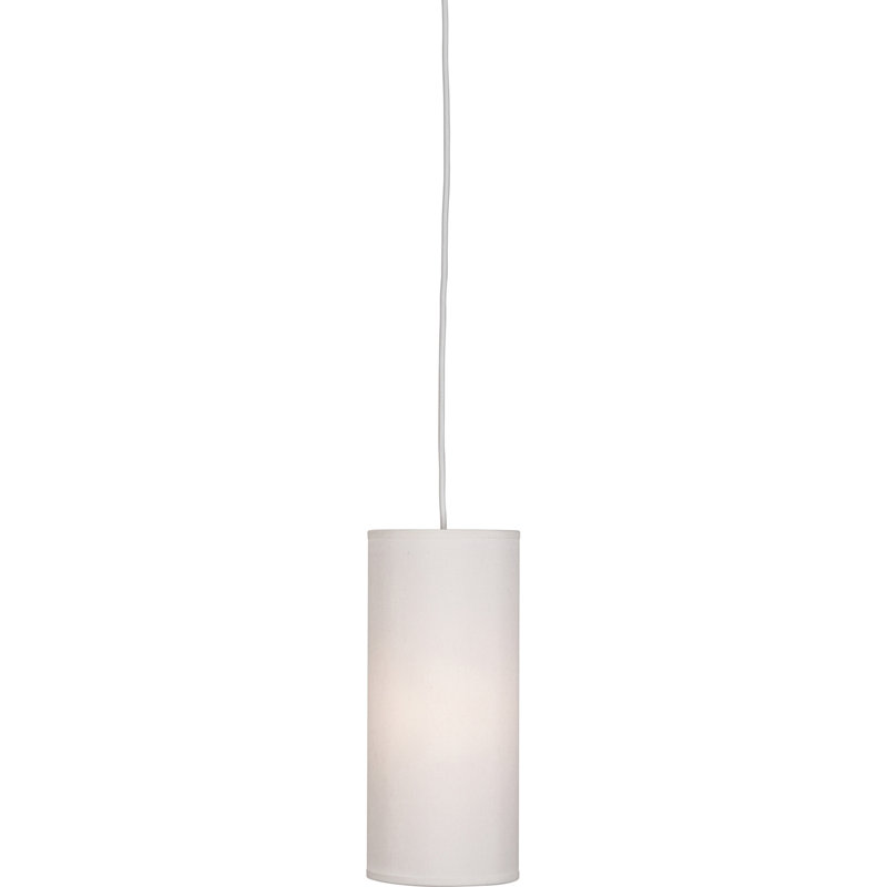Luminaire suspendu cylindrique à 1 lumière Elena, Perle Dupoini