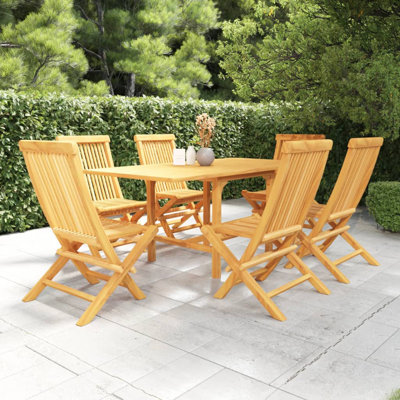 Ensemble repas rectangulaire pour 6 personnes Raeburn