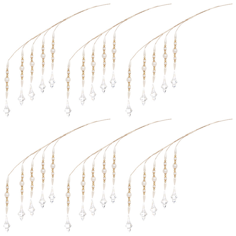Glisten Bead Orb Spray, 23.5 Inches