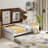 Twin Size White Daybed with Trundle, Sturdy Pine Wood Frame, Ideal for Space-Saving and Extra Sleeping