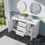 Meuble-lavabo simple 60 po avec plateau de culture, pré-assemblé 60 po