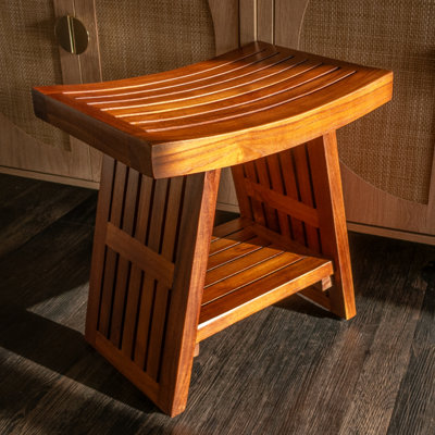 Banc de douche en teck Sodhi