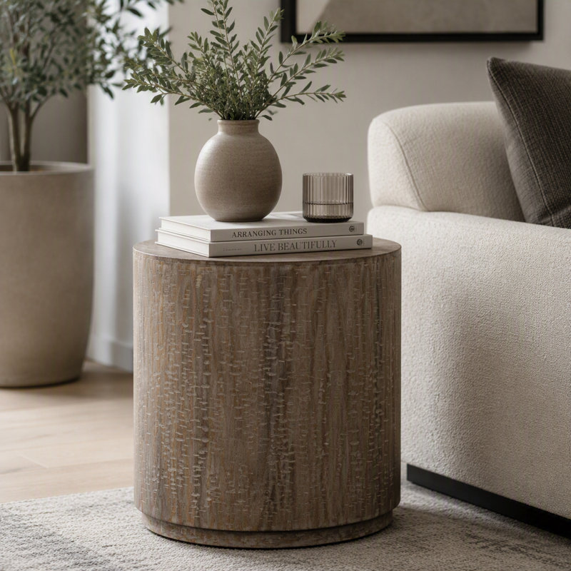 Perez Solid Wood End Table