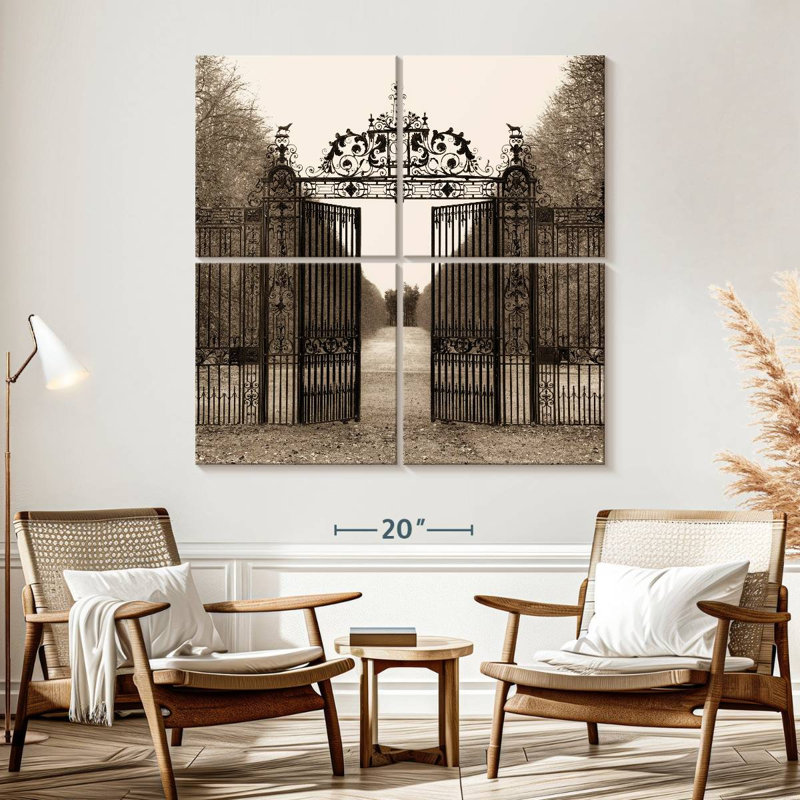 Lilie Hampton Gate, 57'' H x 57'' W