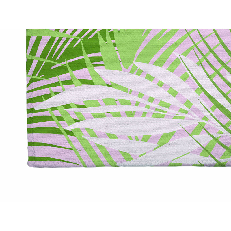 Tapis extérieur Waving Palm, Runner 2'6" x 8'
