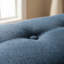 Banc repose-pieds de rangement rembourré bleu marine - Élégant vestibule, repose-pieds de chambre à coucher et de salon avec rangement caché, capacité de poids de 300 s-129159705