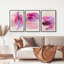 Rose Topaz Set High-Gloss Frameless Acrylic Glass Wall Art Abstract Print by Oliver Gal, Ready to Hang, 10 x 15-891414135-987186917