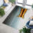 Striking Non-Woven Soft Rug with Detailed Geometric Print for Contemporary Home Decor-114320831