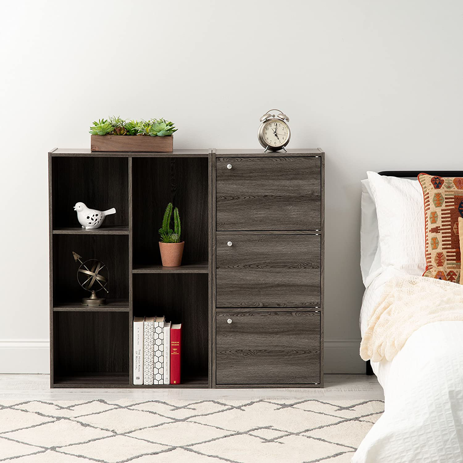 Millwood Pines Glennis Storage Bookcase | Wayfair