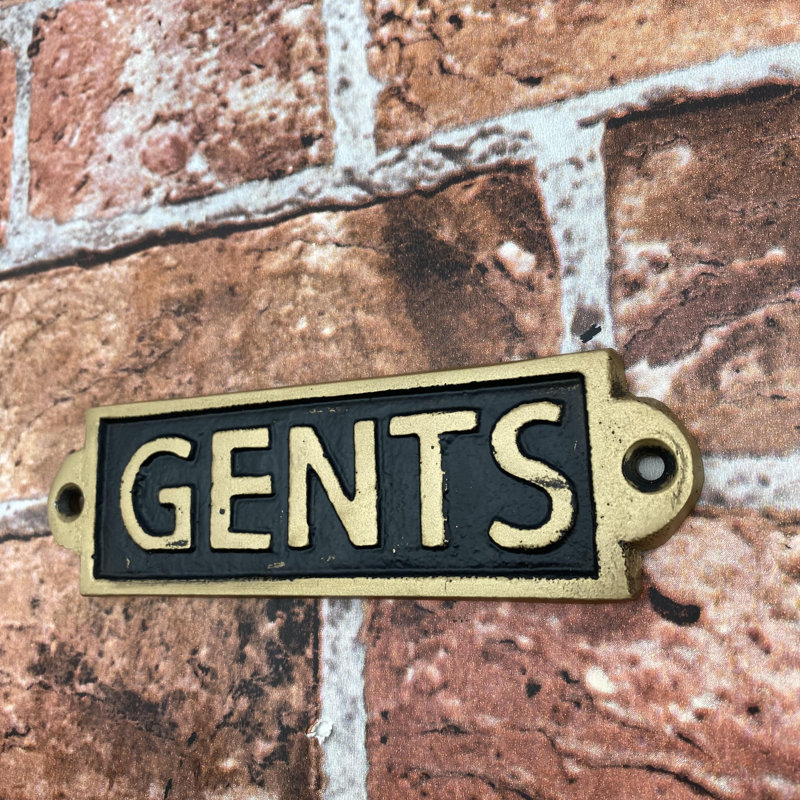Kanagy Gents Door Sign