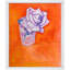 «White Rose in a Glass» par Piet Mondrian - reproduction d'art sur toile encadrée-821584802-821591852